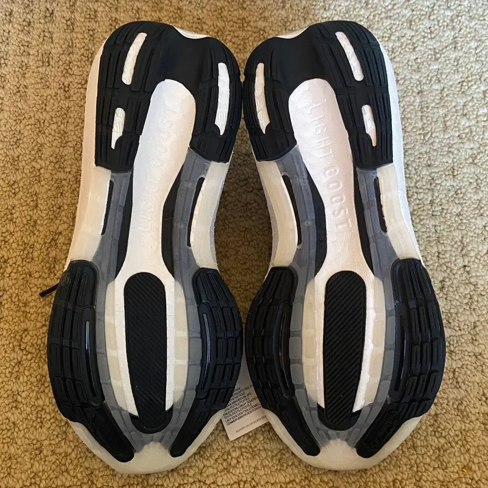 adidas Black and White Athletic Shoes